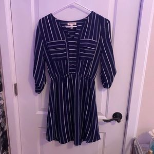 monteau short striped dress